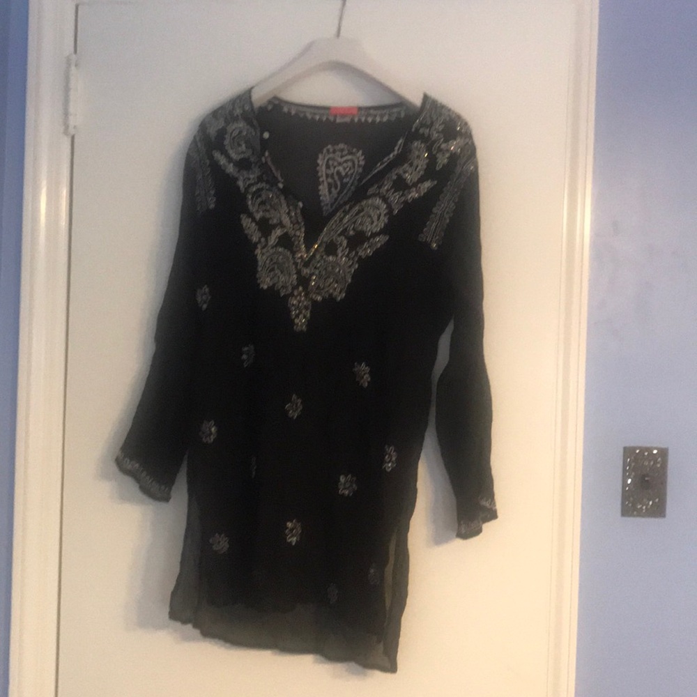 Black sequin cover up